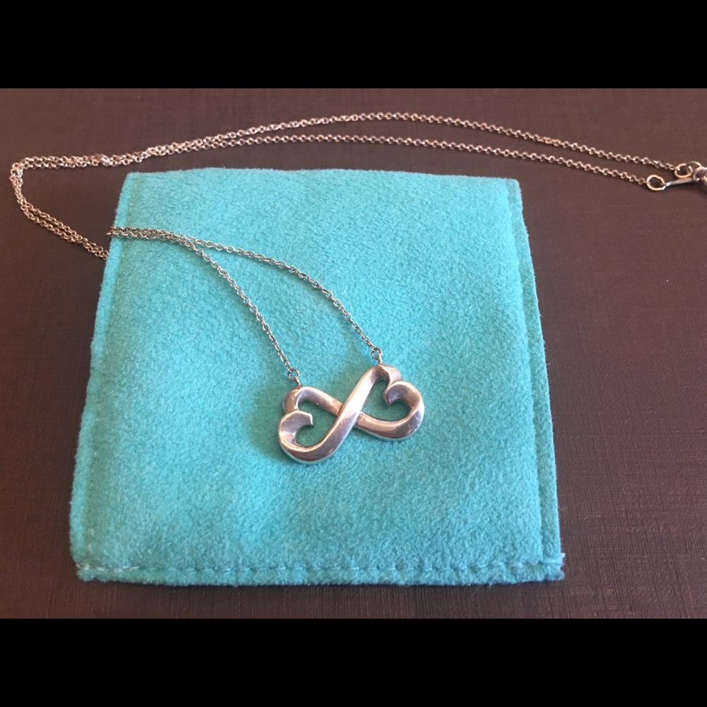 Tiffany & Co. Double Heart Necklace